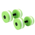 thumbnail image 2 of Water Floating Dumbbell, High Buoyancy Excellent Workmanship Yoga Exercise Water Dumbbell EVA  For Swimming Pools Green, 2 of 8
