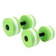 thumbnail image 4 of 2 mancuernas flotantes de espuma EVA para yoga, ejercicio, fitness, para hombres, mujeres y niños, color verde, 4 of 14