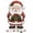 #01-Santa Claus, variant on Christmas Snowman Wooden Jigsaw Puzzle for Adults, Colorful Holiday Puzzle (8.2x8.2 Inch) for Anniversary Birthday Gift