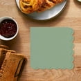 thumbnail image 4 of 24 Pcs Sage Green Lace Theme Party Napkins Disposable Dessert Beverage Dinner Napkins 6.49 Inch, 4 of 6