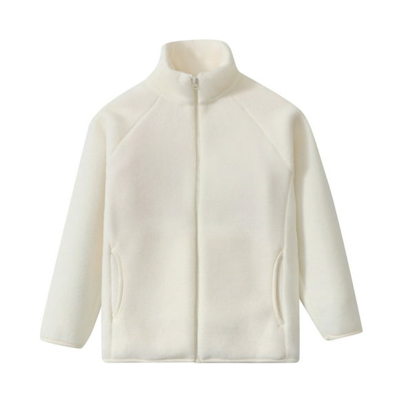 Kids Winter Coat Boys Girls Windproof Warm Jacket Thick Zipper Outerwear for Cold Weather Daily Wear