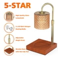 thumbnail image 4 of Candle Warmer Lamp with Timer, Birthday Gifts for Women Mom, House Warming Gifts, Wax Melt Warmers for Jar Candles Home Decor, 4 of 9