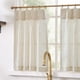 thumbnail image 4 of Cortinas de cocina Jinchan de lino plisadas, 60 x 60 cm, 4 paneles, 4 of 9