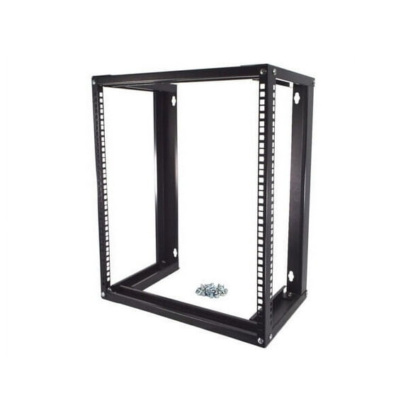 CNAweb 19 Inch Open Frame 12U Wall Mount Network Rack Cabinet, 12 Inches Deep