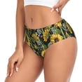 thumbnail image 2 of Balery Sunflowers Ropa Interior de Algodón para Mujer con Dibujo – Braguitas Cómodas y Elásticas, Estilo Clásico-Large, 2 of 6