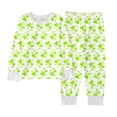 thumbnail image 4 of XIYON Girls Pajamas Set Themed Kids Cute Print Sleepwear Cozy Flannel Loungewear Two Piece Outfit Loungewear 9-10 Years, 4 of 4