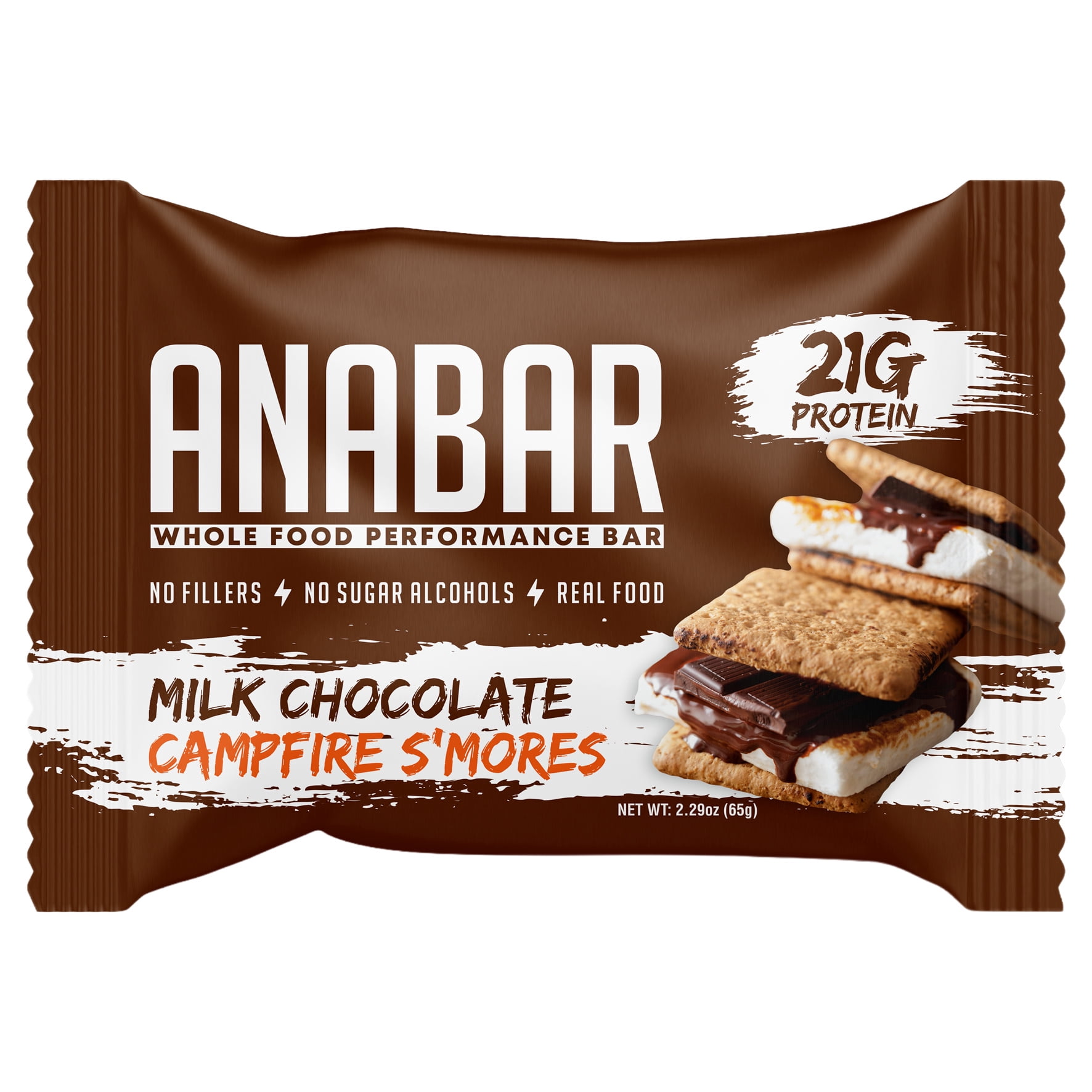 Anabar Campfire S'Mores 12 Protein Bars Final Boss Performance 21 Grams Smores