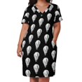thumbnail image 3 of Vestido holgado con bolsillos de Keith-A-Dot Morrison, vestidos de fiesta 2025, ropa de mujer, vestido largo, vestidos elegantes de noche para boda., 3 of 7