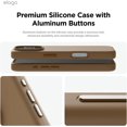 thumbnail image 3 of Magnetic Silicone Case Compatible with iPhone 16 Pro Max Case 6.9 Inch Compatible with All MagSafe Accessories - Built-in Magnets, Soft Grip Silicone, Shockproof [Stone], 3 of 5