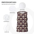 thumbnail image 3 of Pofeuu funny Skull star Print Basketball Jersey, Shirts for Men Youth Basketball Jersey Crew Neck-Medium, 3 of 6