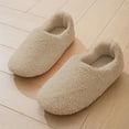 thumbnail image 6 of Slippers for Women,Lined Closed Back Slippers Cozy Indoor Outdoor Shoes With Memory Foam Comfort Cushion For Warmth And Relaxation,Womens Slippers,Khaki,9-10, 6 of 7
