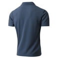 thumbnail image 2 of Camisa informal de manga corta y cuello para hombre: lisa, deportiva, para la playa, para el día a día, 2 of 8