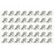 thumbnail image 2 of Spikes 40 Uds 8mm Redondo Turquesa Remache Stud Spikes Pulsera Decoración De Ropa DIY Accesorios Para Manualidades, 2 of 7