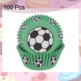 thumbnail image 3 of 100 Contadores de Forros para Cupcakes de Fútbol, Tazas de Cupcake de Tamaño Estándar, Forros de Muffins, Papeles para Hornear, Envolturas, 3 of 6