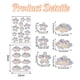 thumbnail image 2 of Adhesivos estáticos para ventanas, calcomanías anticolisión para ventanas contra colisiones de aves, calcomanías de alerta para vidrios, para evitar que las aves choquen contra las ventanas, 2 of 6