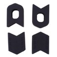 thumbnail image 1 of 4 unids / set fundas de bielas de silicona protectores de bielas para bicicleta de montaña, bicicleta de carretera, MTB (negro), 1 of 5
