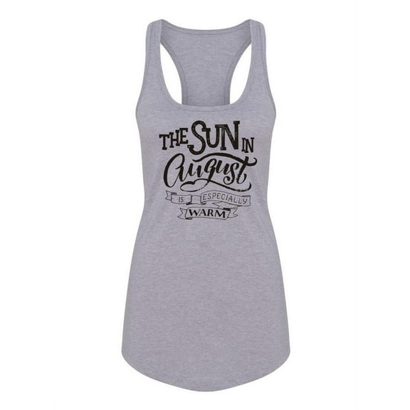 The Sun In August Racerback Tank Women -Image by Shutterstock, Female x-Small