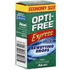 Opti-Free Express Sterile Rewetting Drops For Contact Lenses, Economy Size - 0.66 Oz, 6 Pack