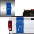 thumbnail image 2 of Spartan Helmet Decal Gladiator Sticker Truck Tailgate Vinyl Decal Compatible with Most Pickup Trucks Rear Graphic (11" x 25", Traffic Blue), 2 of 8