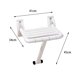 thumbnail image 5 of Asiento de ducha plegable Strade Fareast Limited antideslizante para ahorrar espacio 41 cm x 34 cm x 45 cm, 5 of 5