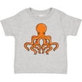 thumbnail image 3 of Inktastic Orange Octopus Boys or Girls Toddler T-Shirt, 3 of 5