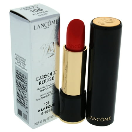 Lancome LAbsolu Rouge Hydrating Shaping Lipcolor - # 105 A La Folie/Sheer 0.12 oz Lipstick