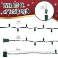 Clear Warm White Christmas Tree Lights 6.3 ft String of 35