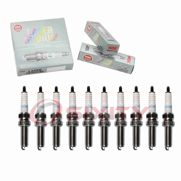 10 pc NGK 95399 Laser Iridium Spark Plugs for Ignition Wire Secondary