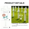 thumbnail image 2 of 3 PCS Cemetery Insert Mothers Day Grave Decorations Memorial Plaques for Mom White, 2 of 8