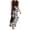 White, variant on BRGZLK Womens Maxi Dresses Trendy Retro Boho Floral Split Neck Flowy Long Dress Sleeveless Sundress Casual Summer Tropical Vacation Outfits Red XXL