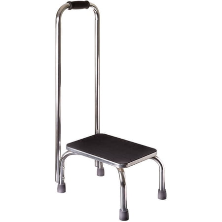 DMI Step Stool With Handle, Heavy Duty Metal for High Beds, Portable, Adults