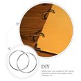 thumbnail image 3 of 12 Pcs Book Binding Ring Binder Clips Office Supplies Metal Rings for Crafts Flexible DIY, 3 of 6