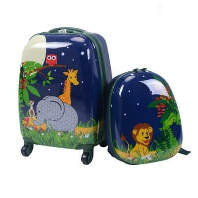 dark blue luggage