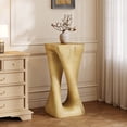 thumbnail image 1 of Table d'appoint Noble House grise MGO Table d'appoint, texture bois, hauteur 68 cm, naturelle, 1 of 8