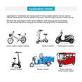 thumbnail image 2 of Universal Electric Bicycle Twist Throttle Grip E-Bike Handlebar Twist Accelerator Speed Control Handle Replacement Parts, 2 of 7