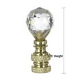 thumbnail image 2 of Finial Showcase Crystal 1.25" Finials, Bronze/Silver/Clear, 2 of 5