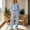 Light Blue, variant on Njagoc3 Women's Collared V Neck Lounge Set Long Sleeve Top and Drawstring Pants with Pockets Casual 2 Piece Sleepwear