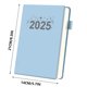 thumbnail image 2 of 2025 Planificador Semanal Cuaderno de Calendario de Tapa Dura con Pestañas Mensuales, Organizador Diario de 365 Días, Papel Grueso de 80 g/m², Tamaño A5, Diario de Oficina Comercial para la Escuela, 2 of 7
