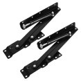 thumbnail image 4 of FESTFENDS 2Pcs Black Hydraulic Lift Table Hinges Foldable Bracket Heavy Duty Coldrolled Steel Hardware, 4 of 8