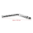 thumbnail image 3 of Xirurus Curved Aluminum Anal Douche with 2 Eco‑Friendly Shower Heads – 7‑Hole Design, Smooth Finish, 9.45" Length, 3 of 7