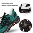 thumbnail image 7 of Flowers, Leaves, Lines, Green Walking Shoes for Men Woman Lightweight Tennis Fashion Elastic Sports Shoes Cushion Basketball Shoes, 7 of 7