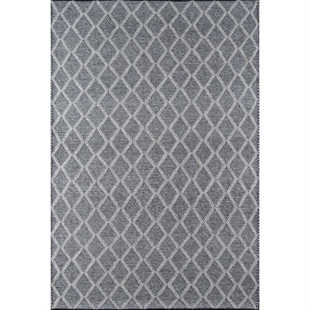 Alfombra rectangular de Momeni Andes Collection, color - carbón, tamaño - 2 'x 3' Momeni ANDESAND-7CHR2030