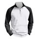 thumbnail image 1 of Men's Outdoor Vintage V-neck Button Long Sleeve Fashion Sports T-shirt 2XL, 1 of 4