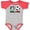 Heather and Red, variant on Inktastic Go, Mexico- Soccer, Football Boys or Girls Baby Bodysuit