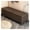 Brown, variant on Indoor Ottoman Rectangular Storage Bench with Hinge Lid for Entryway,End of Bed Storage Bench for Bedroom,Long Storage Bench for Living Room