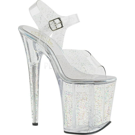 Women's Pleaser Flamingo 808MMG Ankle-Strap Platform Sandal