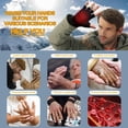 thumbnail image 3 of Heated Gloves Fingerless for Women Man Rechargeable Electric Touchscreen Wearable Cold Winter Work Arthritis Pain Relief Hand Warmers Hot Compress Reusable, 3 of 4
