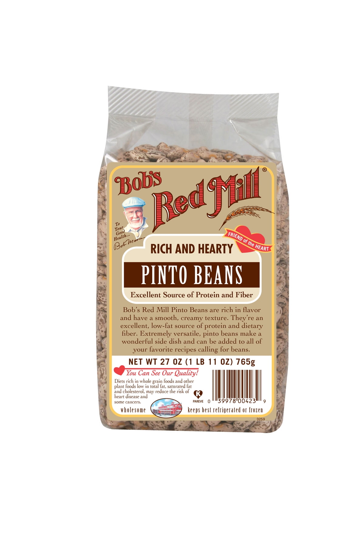 Bobs Red Mill Pinto Beans, 27 Oz - Walmart.com - Walmart.com