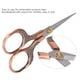 thumbnail image 5 of Tijeras De Costura Para Bordado Europeo Retro, Acero Inoxidable Vintage ConDorado Para Manualidades, Trabajo Con Agujas, Costura, Trabajo, Actividades Diarias, 4,9 Pulgadas, 5 of 7