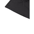 thumbnail image 5 of hirigin Women's Spring Summer Outfit Sets Long Sleeve Hanging Neck Crop Tops + Solid Color Mini Skirt, 5 of 7